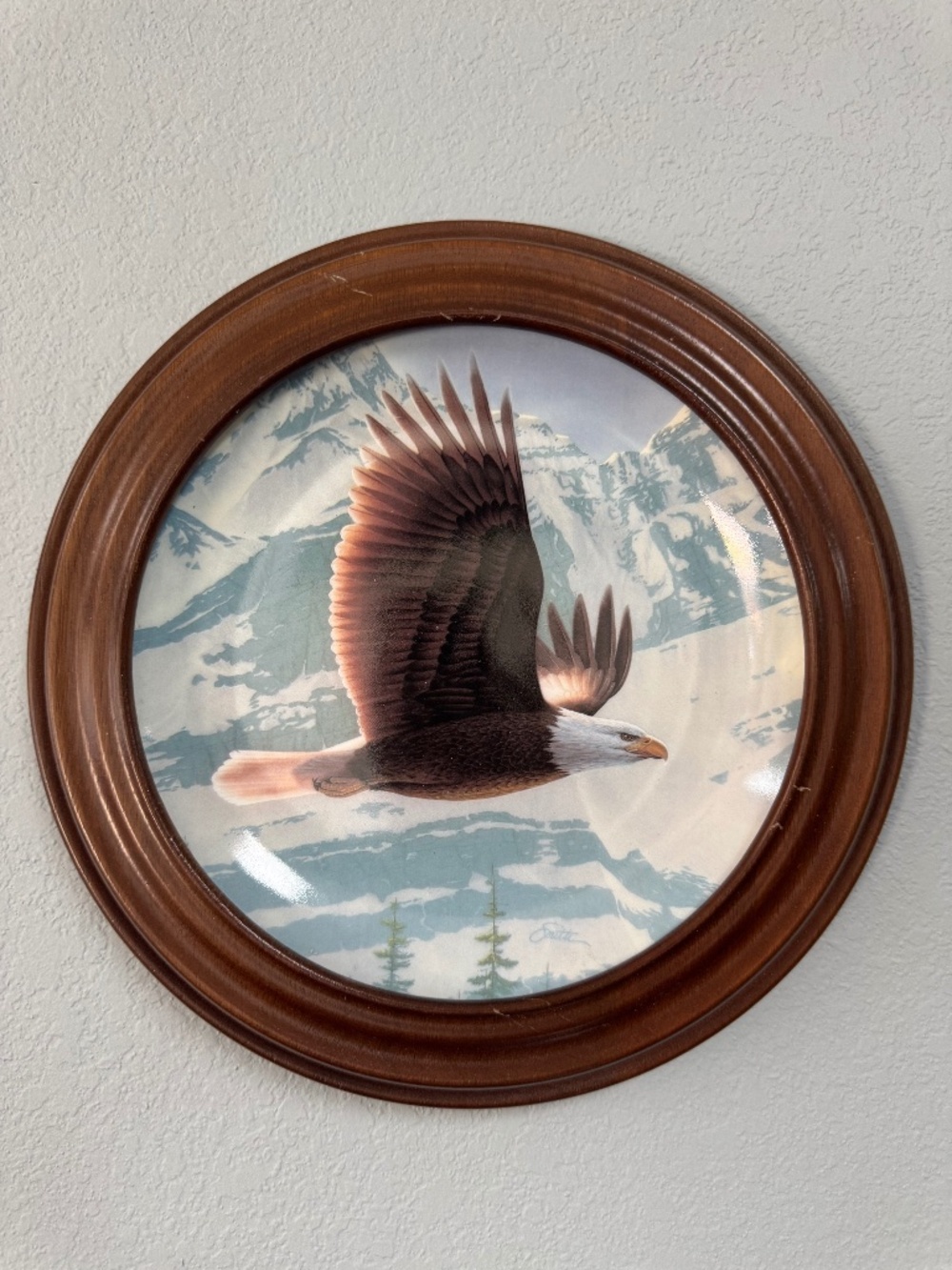 Knowles Majestic Birds Limited Edition Porcelain Plate Bald Eagle 1988